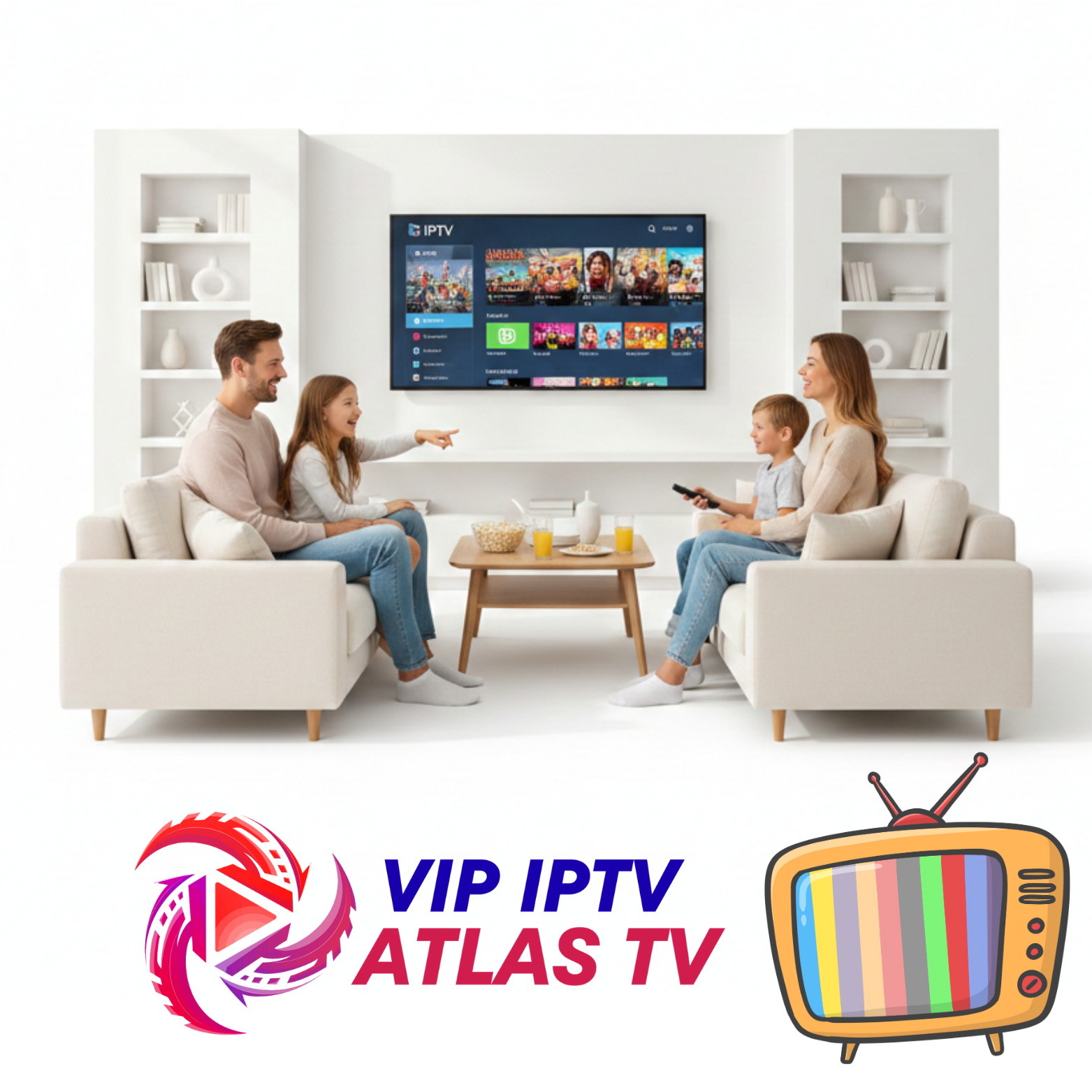 VIP IPTV Atlas L'Expérience IPTV VIP Chaînes Mondiales, Qualité Premium BEST IPTV SERVICE